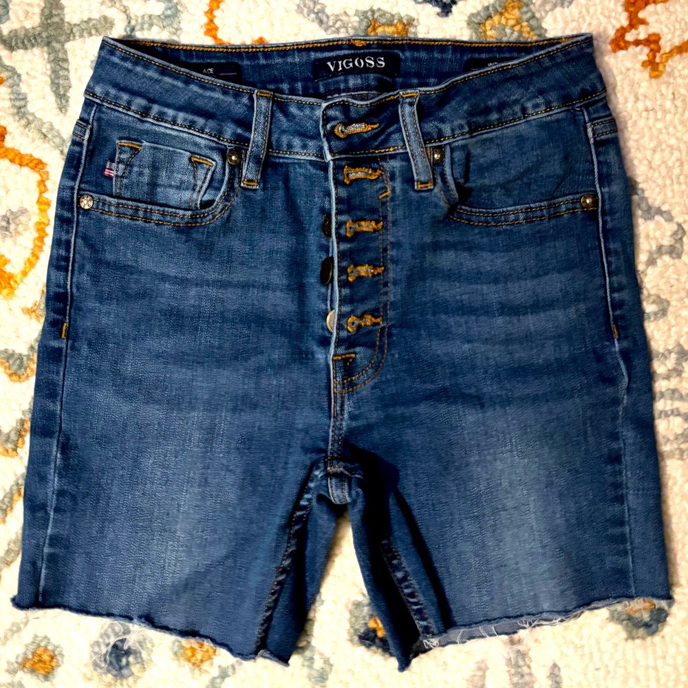 Vigoss Classic Blue Jean Shorts Womens size 25 - 26 EUC